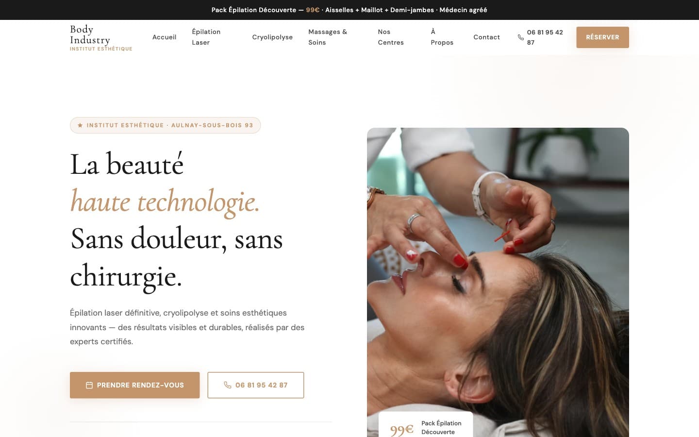 Capture bannière Body Industry