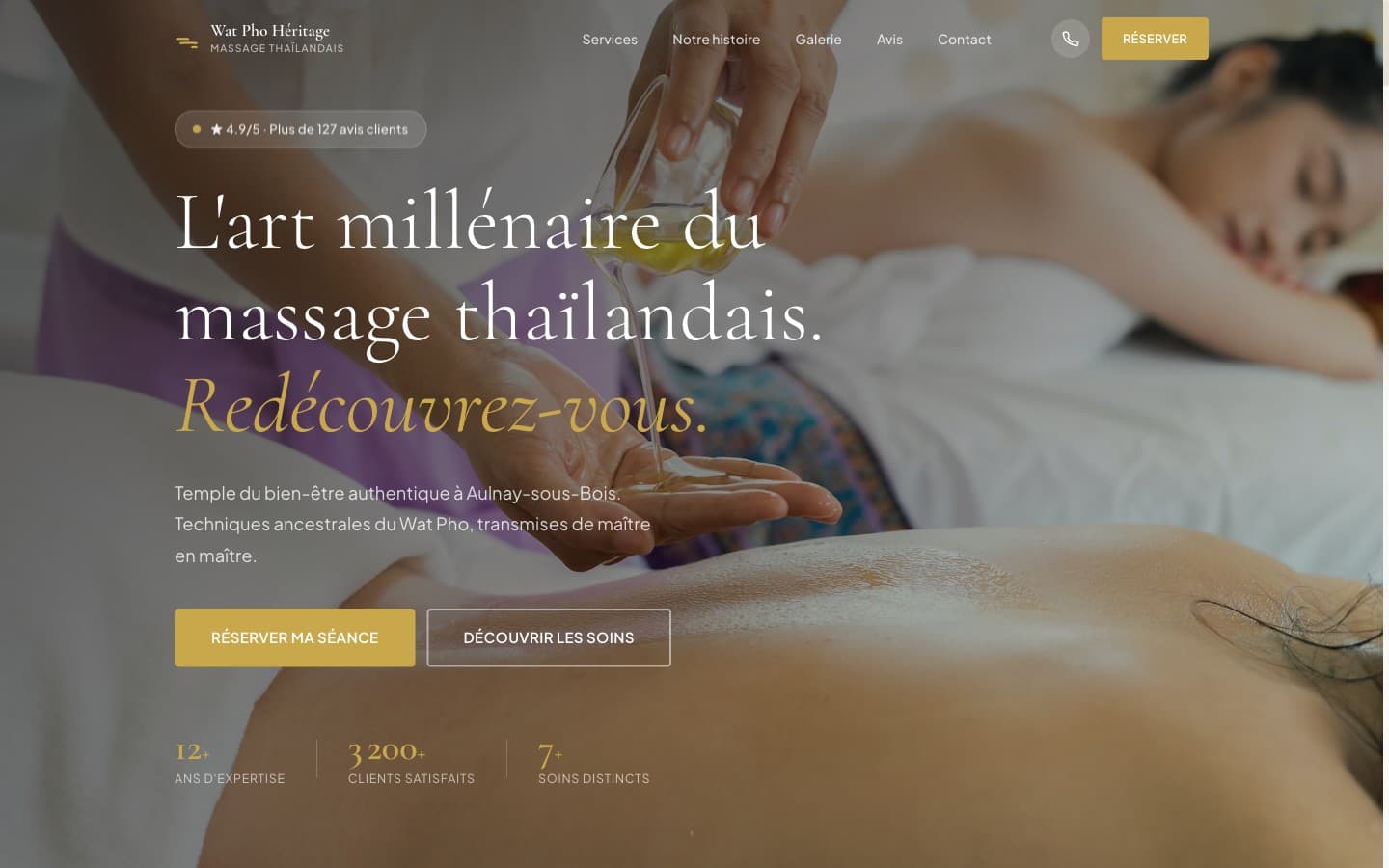 Capture bannière Massage Thai Wat Pho