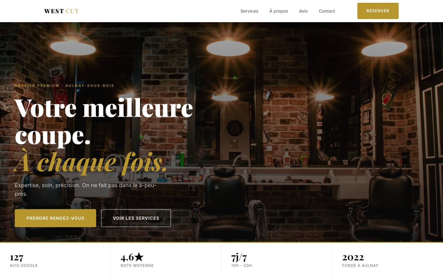 Capture bannière Westcut