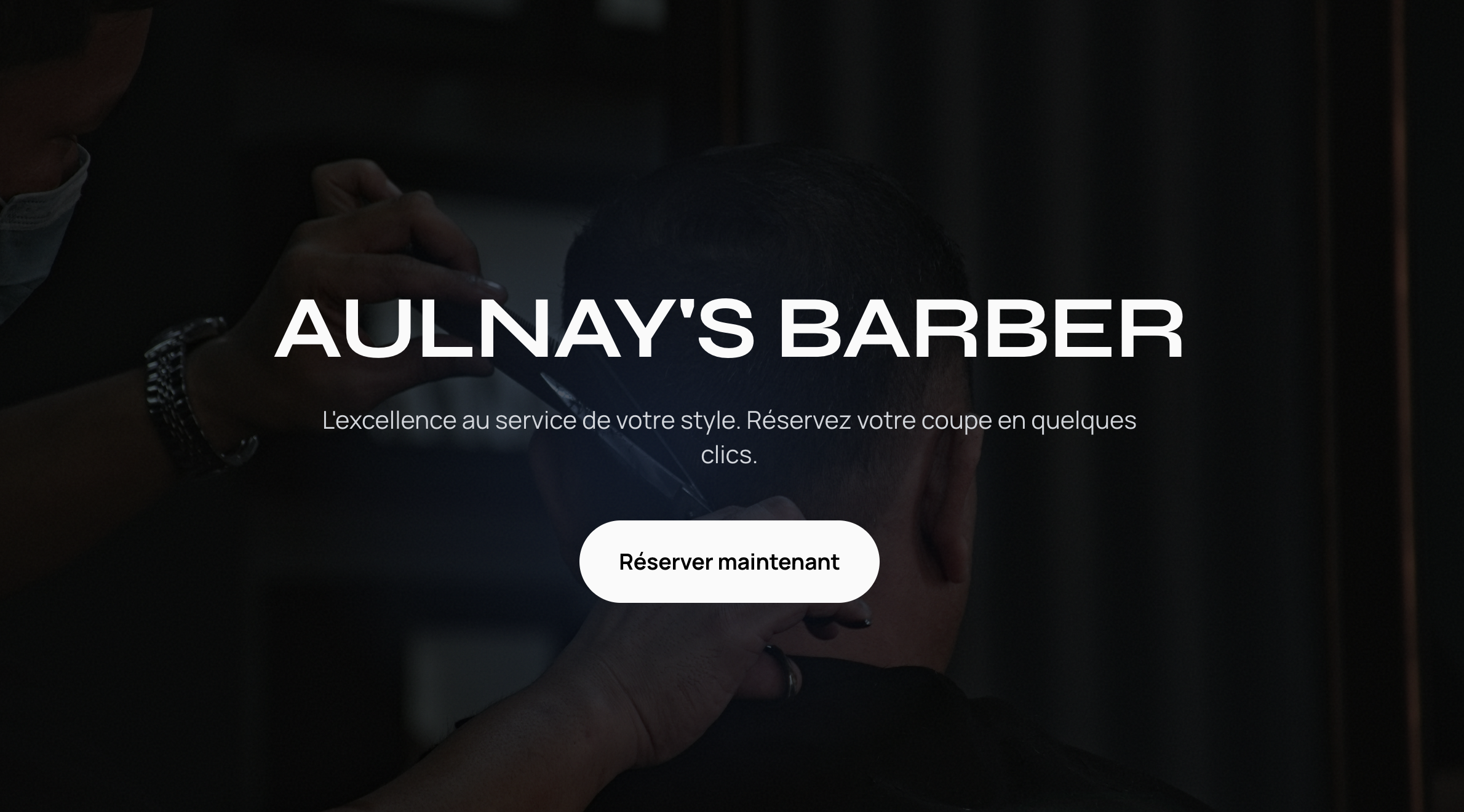 Site web Aulnay's Barber — Barbershop
